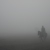 Photo: 'Rider in Fog'